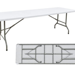 8ft Rectangle Plastic Folding Table